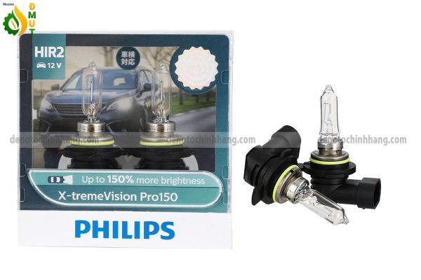 Đèn Oto Tăng Sáng HIR2 Halogen Philips Pro150 X-TremeVision +150% Chính Hãng