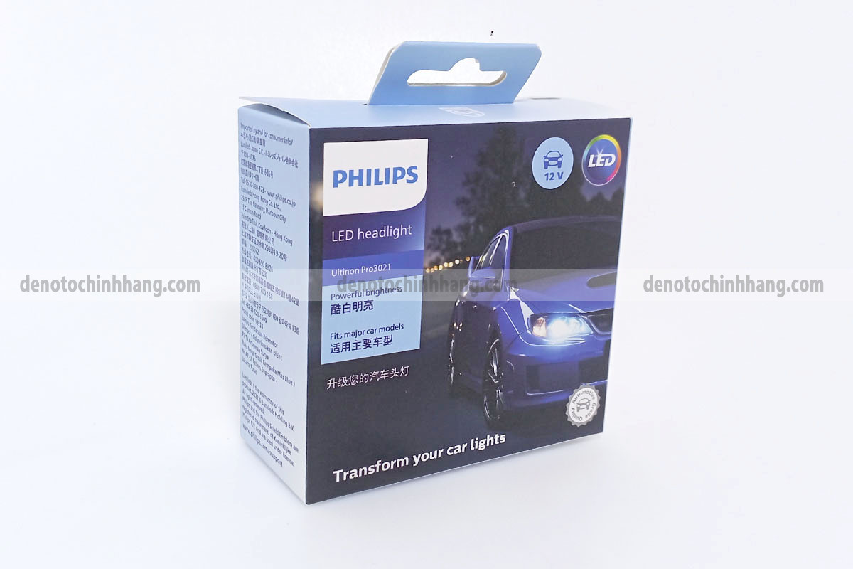 Đèn led gầm oto h11 pro3021 philips chính hãng chất lượng cao bảo hành 01 năm đổi mới - hình 3