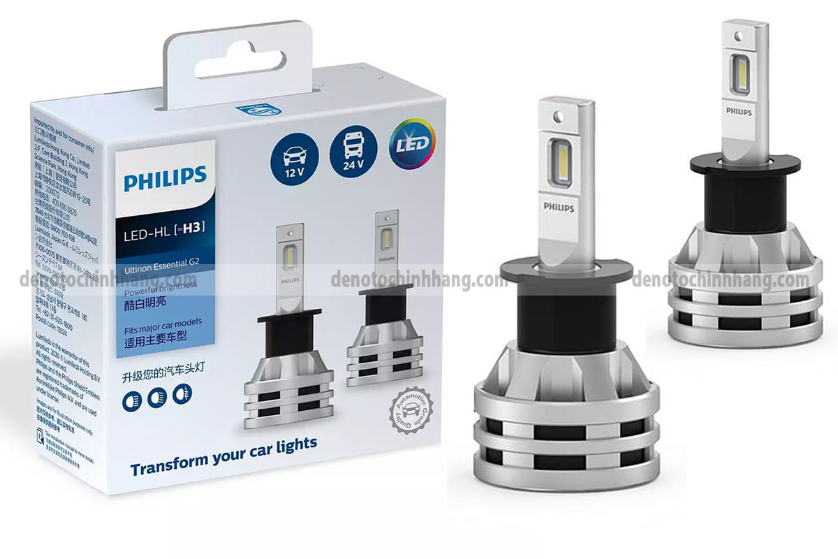 Đèn Led Oto H3 Philips UE Gen2 Chính Hãng Giảm Giá -35% [Còn 2 Bộ]