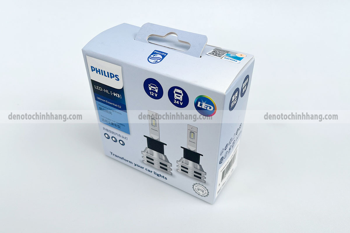 Đèn led oto h3 philips ultinon essential gen2 chính hãng - hình 3