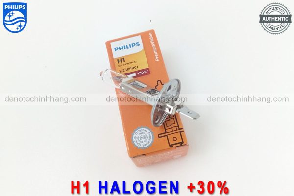 Hình ảnh 03 của Đèn Oto H1 Halogen Philips PremiumVision Tăng Sáng 30% Chính Hãng