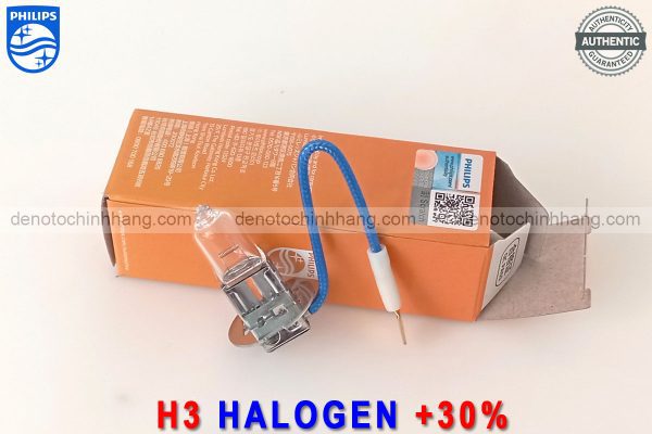 Hình ảnh 08 của Đèn Oto H3 Halogen Philips PremiumVision Tăng Sáng 30% Chính Hãng