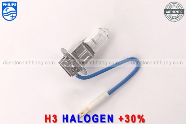 Hình ảnh 06 của Đèn Oto H3 Halogen Philips PremiumVision Tăng Sáng 30% Chính Hãng