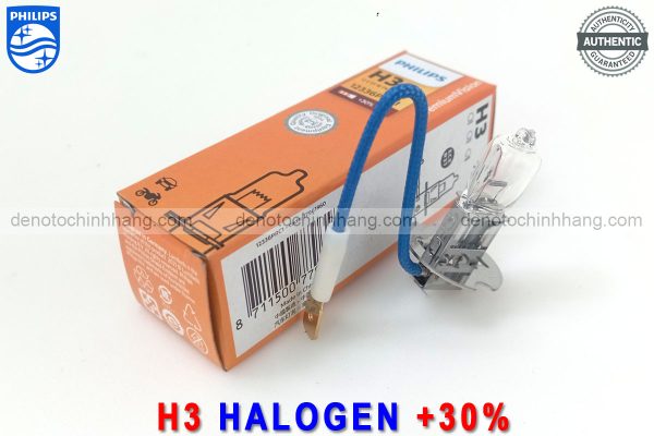 Hình ảnh 04 của Đèn Oto H3 Halogen Philips PremiumVision Tăng Sáng 30% Chính Hãng