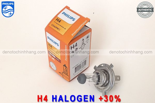 Hình ảnh 09 của Đèn Oto H4 Halogen Philips PremiumVision Tăng Sáng 30% Chính Hãng