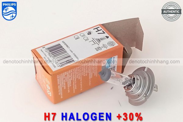 Hình ảnh 04 của Đèn Oto H7 Halogen Philips PremiumVision Tăng Sáng 30% Chính Hãng