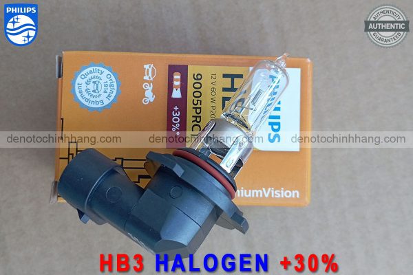 Hình ảnh 06 của Đèn Oto HB3 Halogen Philips PremiumVision Tăng Sáng 30% Chính Hãng