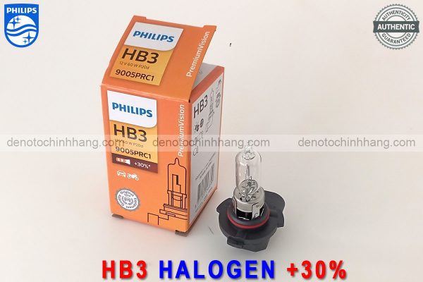 Hình ảnh 04 của Đèn Oto HB3 Halogen Philips PremiumVision Tăng Sáng 30% Chính Hãng