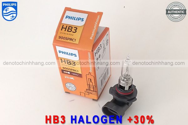 Hình ảnh 03 của Đèn Oto HB3 Halogen Philips PremiumVision Tăng Sáng 30% Chính Hãng