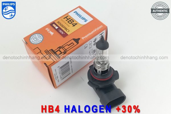 Hình ảnh 07 của Đèn Oto HB4 Halogen Philips PremiumVision Tăng Sáng 30% Chính Hãng