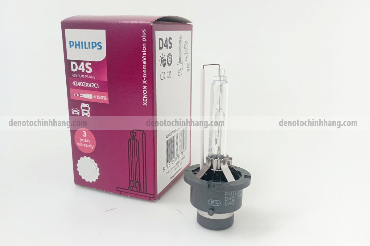 Đèn tăng sáng oto xenon d4s philips xtremevision plus 150% chính hãng chất lượng cao - hình 4