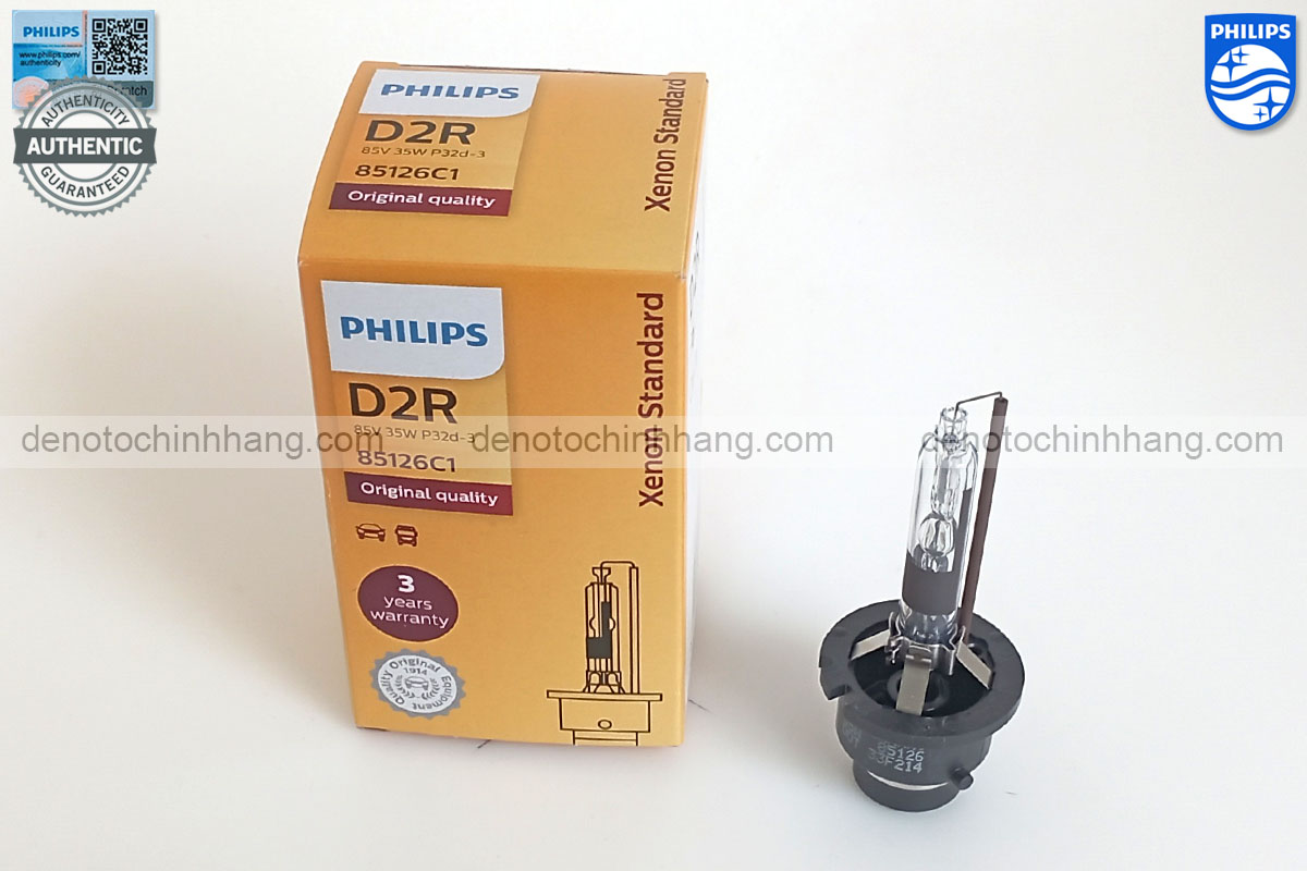 Hình ảnh 01 của Đèn xenon oto d2r standard philips chính hãng