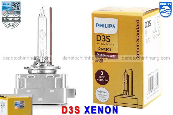 Hình ảnh 02 của Đèn xenon oto d3s standard philips chính hãng