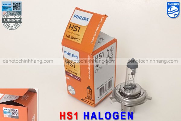 Hình ảnh 05 của Đèn Xe Máy HS1 Halogen Philips PremiumVision Germany Tăng Sáng 30% Chính Hãng