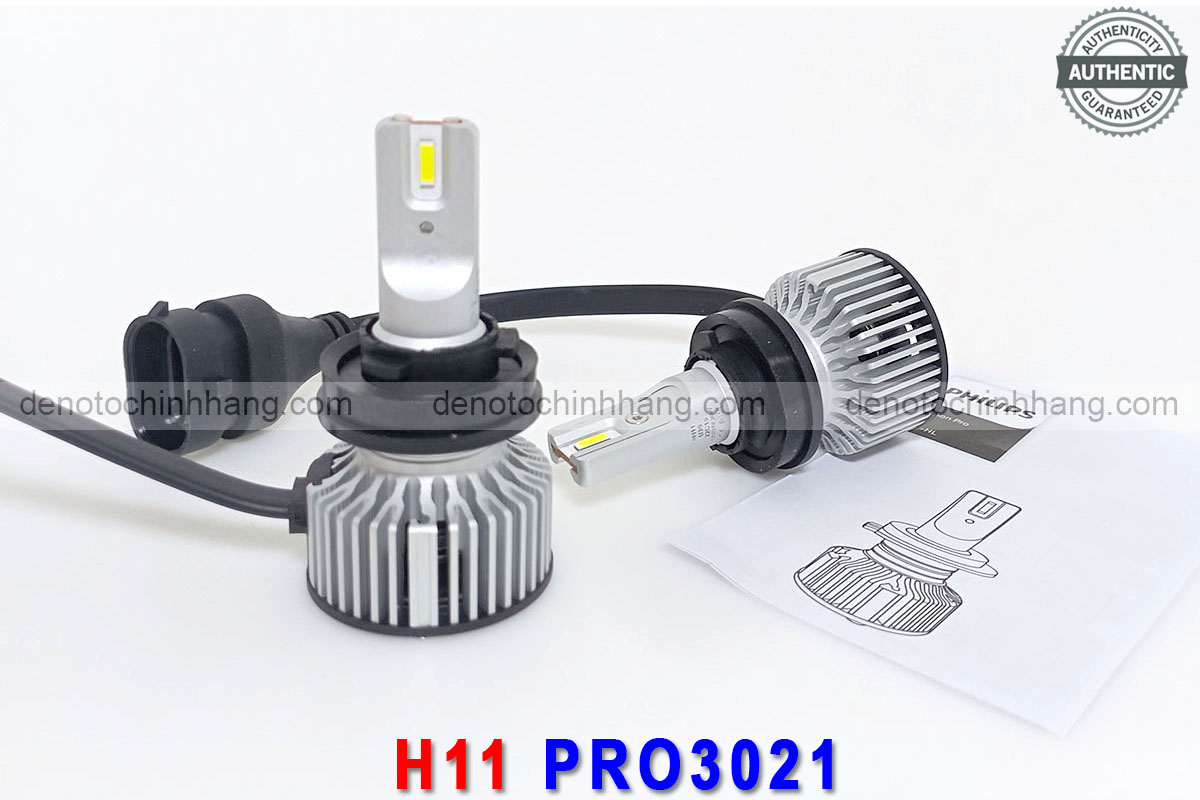 Hình ảnh 01 của Đèn led oto h11 philips ultinon pro3021 chính hãng