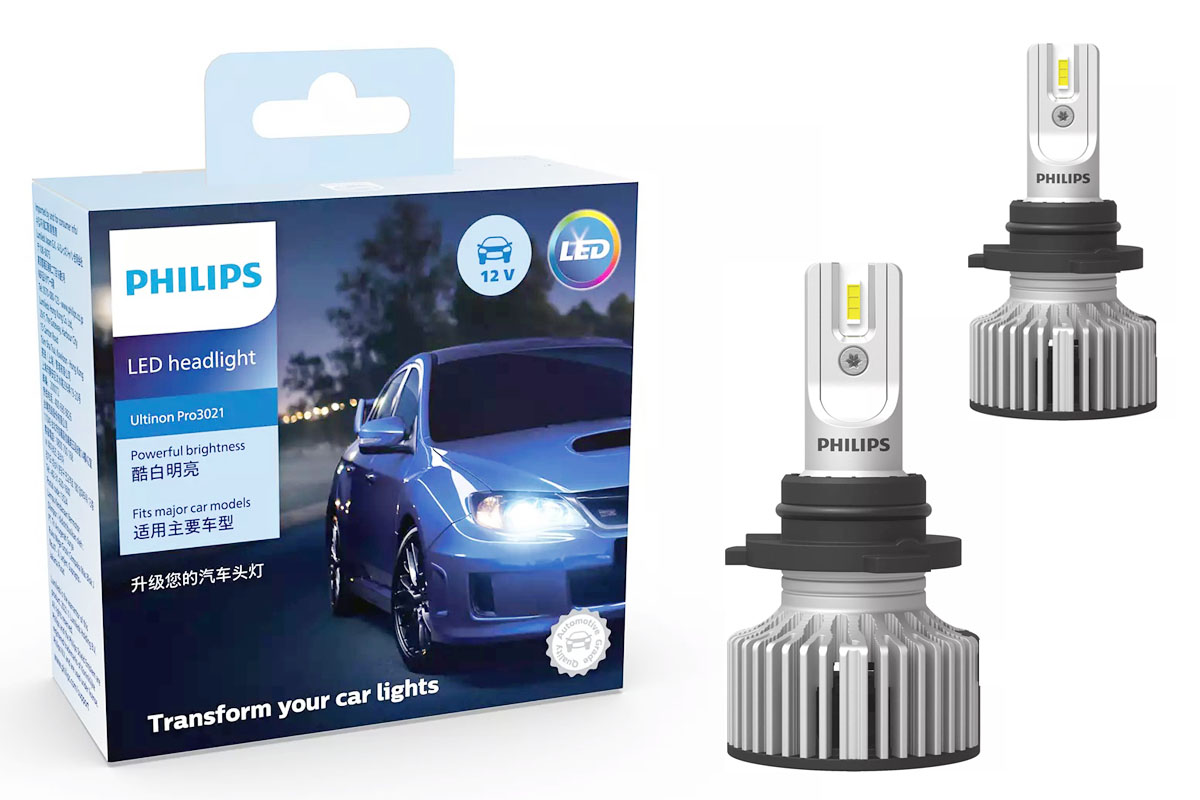 Đèn led oto hb3 philips ultinon pro3021 chính hãng bền bĩ ổn định và an toàn với tuổi thọ gấp 4 lần bóng halogen - Hình 1