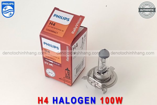 Hình ảnh 09 của Đèn Oto H4 Halogen 100W Philips RallyVision Chính Hãng