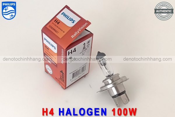 Hình ảnh 04 của Đèn Oto H4 Halogen 100W Philips RallyVision Chính Hãng