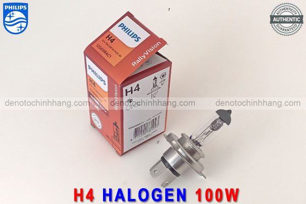 Hình ảnh 02 của Đèn Oto H4 Halogen 100W Philips RallyVision Chính Hãng