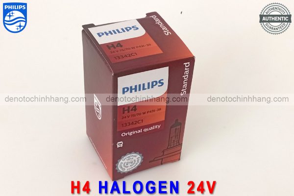 Hình ảnh 04 của Đèn Oto H4 Halogen Philips Standard 24V - 75W Chính Hãng