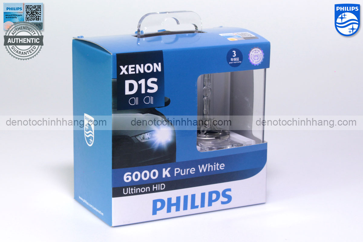 Hình ảnh 01 của Đèn Xenon Oto D1S Philips PureWhite 6000K