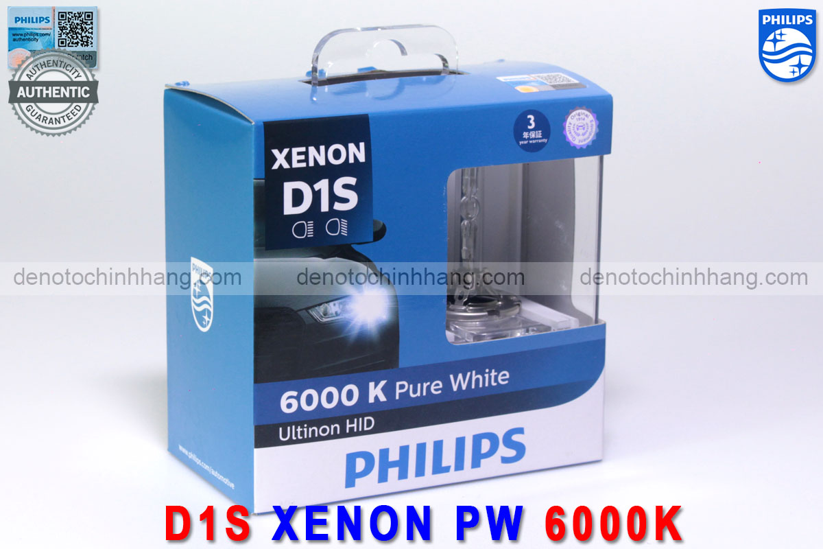 Đèn Xenon Oto D1S Philips PureWhite 6000K Chính Hãng Chất lượng cao với ánh sáng siêu trắng phong cách nổi bật - Hình 5