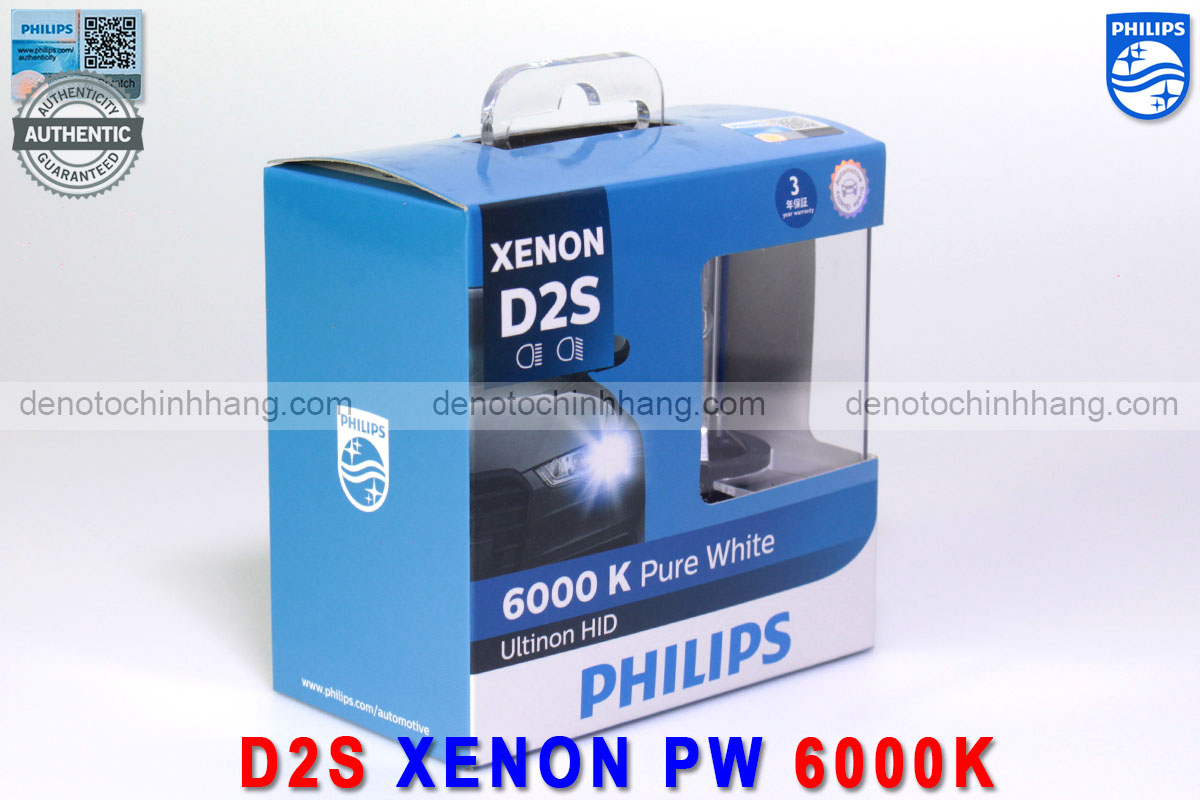 Đèn Xenon Oto D2S Philips PureWhite 6000K Chính hãng chất lượng cao đạt chuẩn an toàn - Hình 6