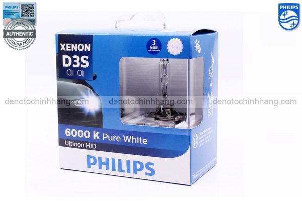 Hình ảnh 02 của Đèn Xenon Oto D3S Philips PureWhite 6000K