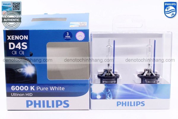 Hình ảnh 02 của Đèn Xenon Oto D4S Philips PureWhite 6000K